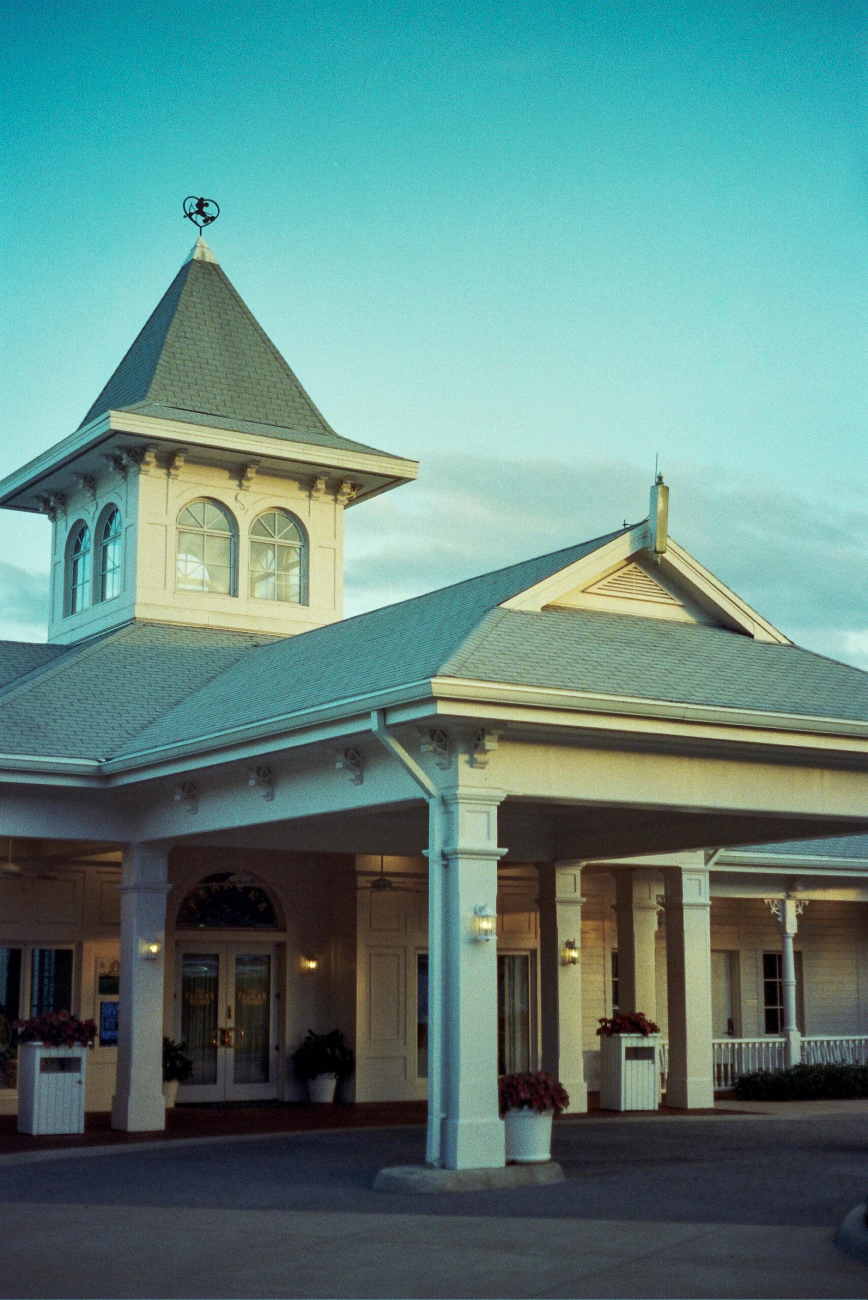 Boutique hotel building exterior