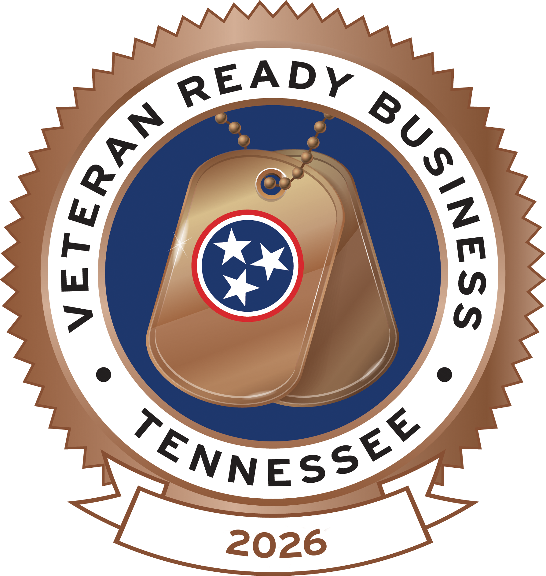 Tennessee Veteran Ready Business Bronze Badge 2026